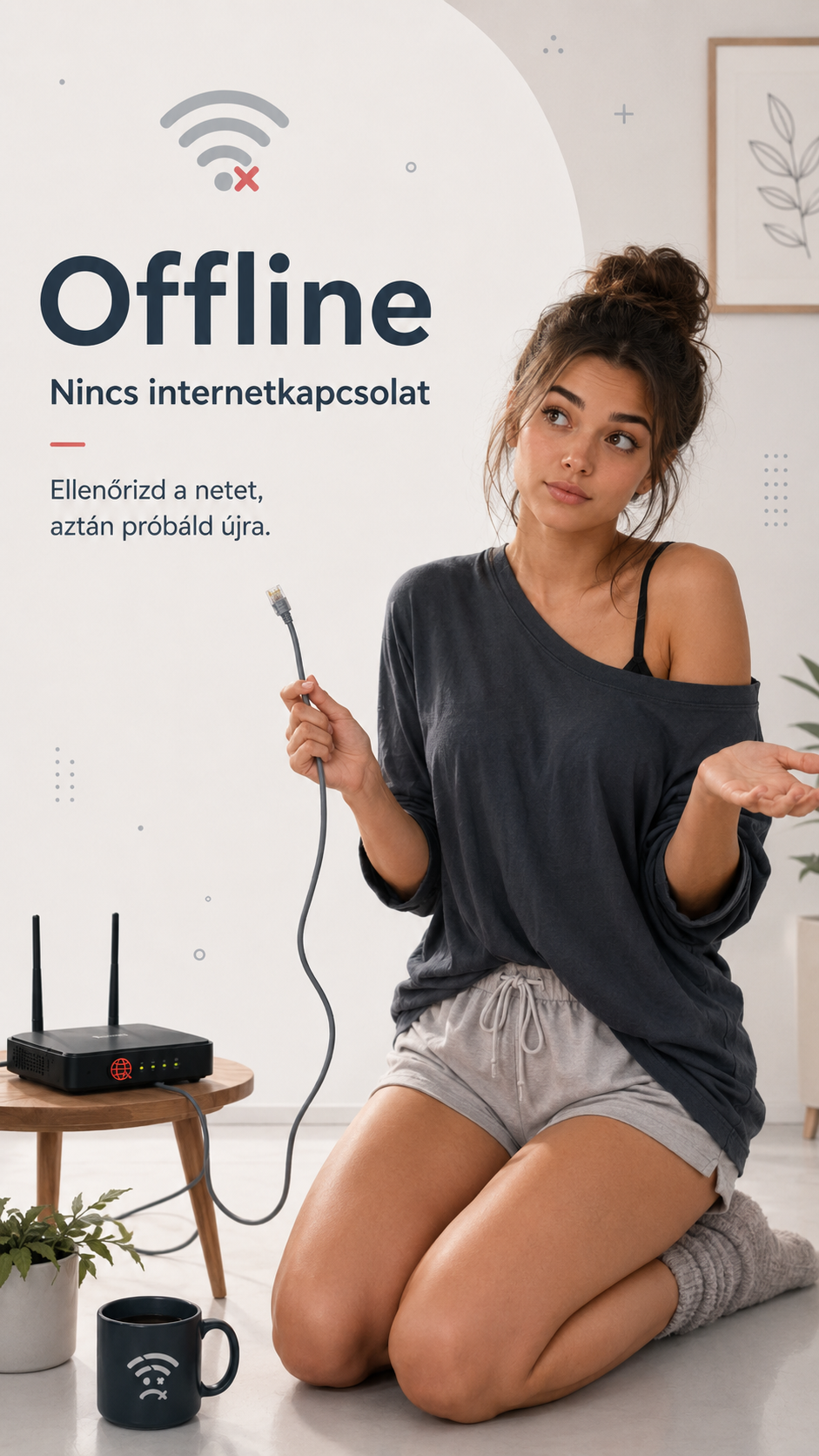 Nincs internetkapcsolat